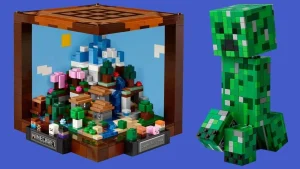 Lego Minecraft Kỷ Niệm 15 Năm: Mô Hình Diorama và Figure Creeper Giảm Giá Lớn Đầu Tiên
