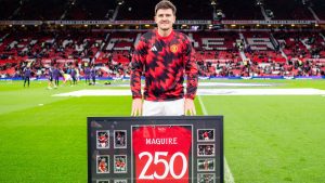 Harry Maguire chia sẻ cảm xúc về cột mốc 250 trận tại Manchester United