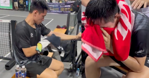 Vinh Hiến bật khóc sau chiến thắng kịch tính giải pickleball