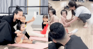 Khánh Thi - Phan Hiền: Cô Gái Út Tan Chảy Trước Sự Đáng Yêu Của Bé 2 Tuổi, Mê Mẩn Khi Nhìn Bé Ăn Dặm