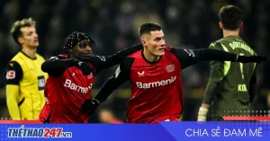 "Kết quả trận Dortmund vs Bayer Leverkusen: Áp sát ngôi đầu bảng Bundesliga!"
