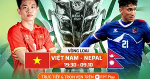 Xem trực tiếp Việt Nam vs Nepal: Asian Cup trên kênh nào?
