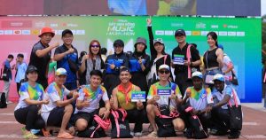 Dàn trai xinh gái đẹp 'check-in' tại VPBank Đặt Sen Hồng Music Marathon 2025