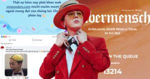 Hà Nội: Hơn 500 nghìn lượt tranh mua vé concert G-DRAGON!