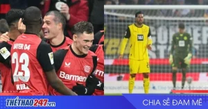 "Dortmund Gục Ngã, Leverkusen Tiếp Tục Bay Cao Tại Vòng 17 Bundesliga"
