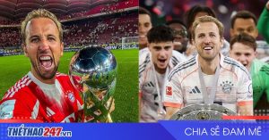 Harry Kane tỏa sáng với cúp mới tại Bayern Munich