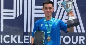 Trương Vinh Hiển vượt đau thương, đánh bại Lý Hoàng Nam vô địch PPA Tour Australia