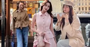 "Nữ giảng viên đại học thả dáng ở trời Âu với thời trang rực rỡ"