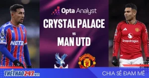 "Siêu máy tính Opta sốc với dự đoán MU trước Crystal Palace!"