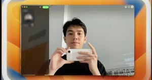 "macOS Tahoe 26.2: Màn hình sáng đèn chiếu sáng khi họp"