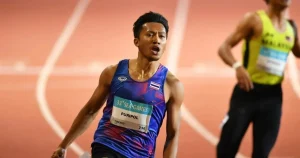 "VĐV Thái Lan xuất sắc lập kỷ lục 100m nam tại SEA Games"